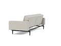 Sofa rozkładana z podłokietnikami Dublexo Styletto Sofa Bed Black Wood With Arms Innovation Living różne warianty