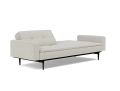 Sofa rozkładana z podłokietnikami Dublexo Styletto Sofa Bed Black Wood With Arms Innovation Living różne warianty
