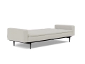 Sofa rozkładana z podłokietnikami Dublexo Styletto Sofa Bed Black Wood With Arms Innovation Living różne warianty