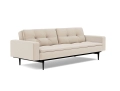 Sofa rozkładana z podłokietnikami Dublexo Styletto Sofa Bed Black Wood With Arms Innovation Living różne warianty