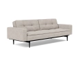 Sofa rozkładana z podłokietnikami Dublexo Styletto Sofa Bed Black Wood With Arms Innovation Living różne warianty