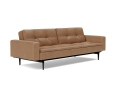 Sofa rozkładana z podłokietnikami Dublexo Styletto Sofa Bed Black Wood With Arms Innovation Living różne warianty