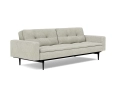 Sofa rozkładana z podłokietnikami Dublexo Styletto Sofa Bed Black Wood With Arms Innovation Living różne warianty
