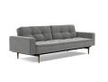 Sofa rozkładana z podłokietnikami Dublexo Styletto Sofa Bed Dark Wood With Arms Innovation Living różne warianty 