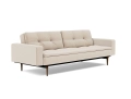 Sofa rozkładana z podłokietnikami Dublexo Styletto Sofa Bed Dark Wood With Arms Innovation Living różne warianty 