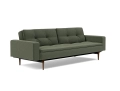 Sofa rozkładana z podłokietnikami Dublexo Styletto Sofa Bed Dark Wood With Arms Innovation Living różne warianty 