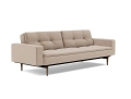 Sofa rozkładana z podłokietnikami Dublexo Styletto Sofa Bed Dark Wood With Arms Innovation Living różne warianty 