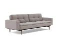 Sofa rozkładana z podłokietnikami Dublexo Styletto Sofa Bed Dark Wood With Arms Innovation Living różne warianty 