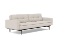 Sofa rozkładana z podłokietnikami Dublexo Styletto Sofa Bed Dark Wood With Arms Innovation Living różne warianty 