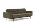 Sofa rozkładana z podłokietnikami Dublexo Styletto Sofa Bed Dark Wood With Arms Innovation Living różne warianty 