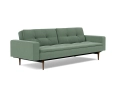 Sofa rozkładana z podłokietnikami Dublexo Styletto Sofa Bed Dark Wood With Arms Innovation Living różne warianty 