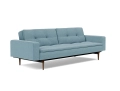 Sofa rozkładana z podłokietnikami Dublexo Styletto Sofa Bed Dark Wood With Arms Innovation Living różne warianty 