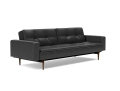 Sofa rozkładana z podłokietnikami Dublexo Styletto Sofa Bed Dark Wood With Arms Innovation Living różne warianty 