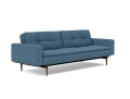 Sofa rozkładana z podłokietnikami Dublexo Styletto Sofa Bed Dark Wood With Arms Innovation Living różne warianty 