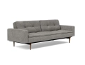 Sofa rozkładana z podłokietnikami Dublexo Styletto Sofa Bed Dark Wood With Arms Innovation Living różne warianty 