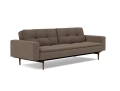 Sofa rozkładana z podłokietnikami Dublexo Styletto Sofa Bed Dark Wood With Arms Innovation Living różne warianty 