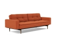 Sofa rozkładana z podłokietnikami Dublexo Styletto Sofa Bed Dark Wood With Arms Innovation Living różne warianty 