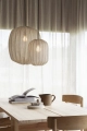 Lampa / klosz Wisząca Prisma Natural Linen Ø45 Watt&Veke