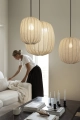 Lampa / klosz Wisząca Prisma Natural Linen Ø45 Watt&Veke