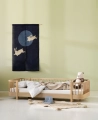 Łóżko dziecięce dębowe niskie Oliver Furniture