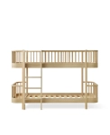 Niskie łóżko piętrowe dębowe Oliver Furniture Original Wood Collection