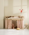 Łóżko LOW LOFT na niskiej antresoli 138cm Wood Oak Oliver Furniture