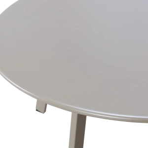 STOLIK KAWOWY FER METALOWY, SAND Ø70CM WOOOD