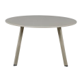 STOLIK KAWOWY FER METALOWY, SAND Ø70CM WOOOD