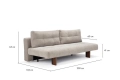 Sofa rozkładana EILIS Innovation Living
