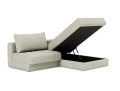 Sofa rozkładana z szezlongiem AKELLO Innovation różne warianty 