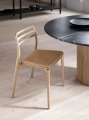 Krzesło do jadalni  Cabin Chair - Vipp481 Light oak w/camel leather Vipp