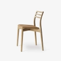 Krzesło do jadalni  Cabin Chair - Vipp481 Light oak w/camel leather Vipp