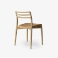 Krzesło do jadalni  Cabin Chair - Vipp481 Light oak w/camel leather Vipp
