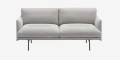 Sofa Outline Soft Sofa MUUTO 2-seater