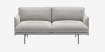 Sofa Outline Soft Sofa MUUTO 2-seater