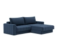 Sofa rozkładana z szezlongiem i podłokietnikami AKELLO Innovation różne warianty