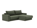 Sofa rozkładana z szezlongiem i podłokietnikami AKELLO Innovation różne warianty