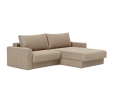 Sofa rozkładana z szezlongiem i podłokietnikami AKELLO Innovation różne warianty