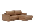 Sofa rozkładana z szezlongiem i podłokietnikami AKELLO Innovation różne warianty