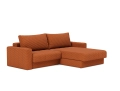 Sofa rozkładana z szezlongiem i podłokietnikami AKELLO Innovation różne warianty