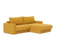 Sofa rozkładana z szezlongiem i podłokietnikami AKELLO Innovation różne warianty