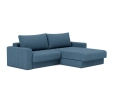 Sofa rozkładana z szezlongiem i podłokietnikami AKELLO Innovation różne warianty