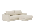 Sofa rozkładana z szezlongiem i podłokietnikami AKELLO Innovation różne warianty
