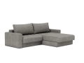 Sofa rozkładana z szezlongiem i podłokietnikami AKELLO Innovation różne warianty