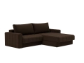 Sofa rozkładana z szezlongiem i podłokietnikami AKELLO Innovation różne warianty
