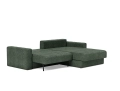 Sofa rozkładana z szezlongiem i podłokietnikami AKELLO Innovation różne warianty