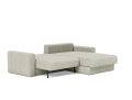 Sofa rozkładana z szezlongiem i podłokietnikami AKELLO Innovation różne warianty
