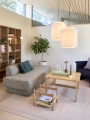 Lampa wisząca Sable Pendant Tall Sand Hubsch