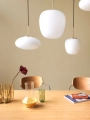 Lampa wisząca Muse Ellipse White Hubsch