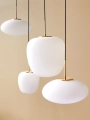 Lampa wisząca Muse Ellipse White Hubsch